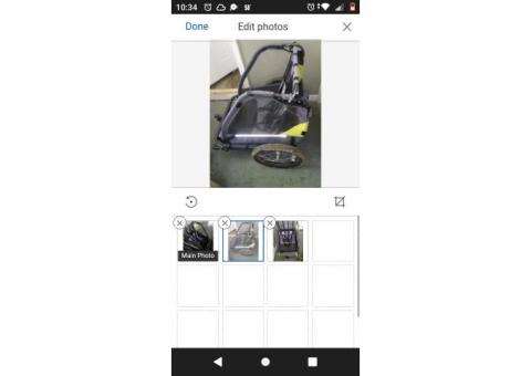 used Allen sports child cart/bike attachment