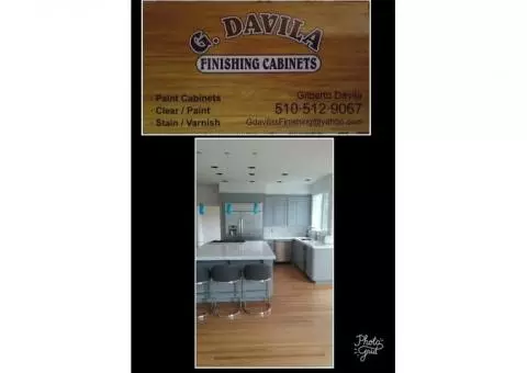 G davila finishing cabinets